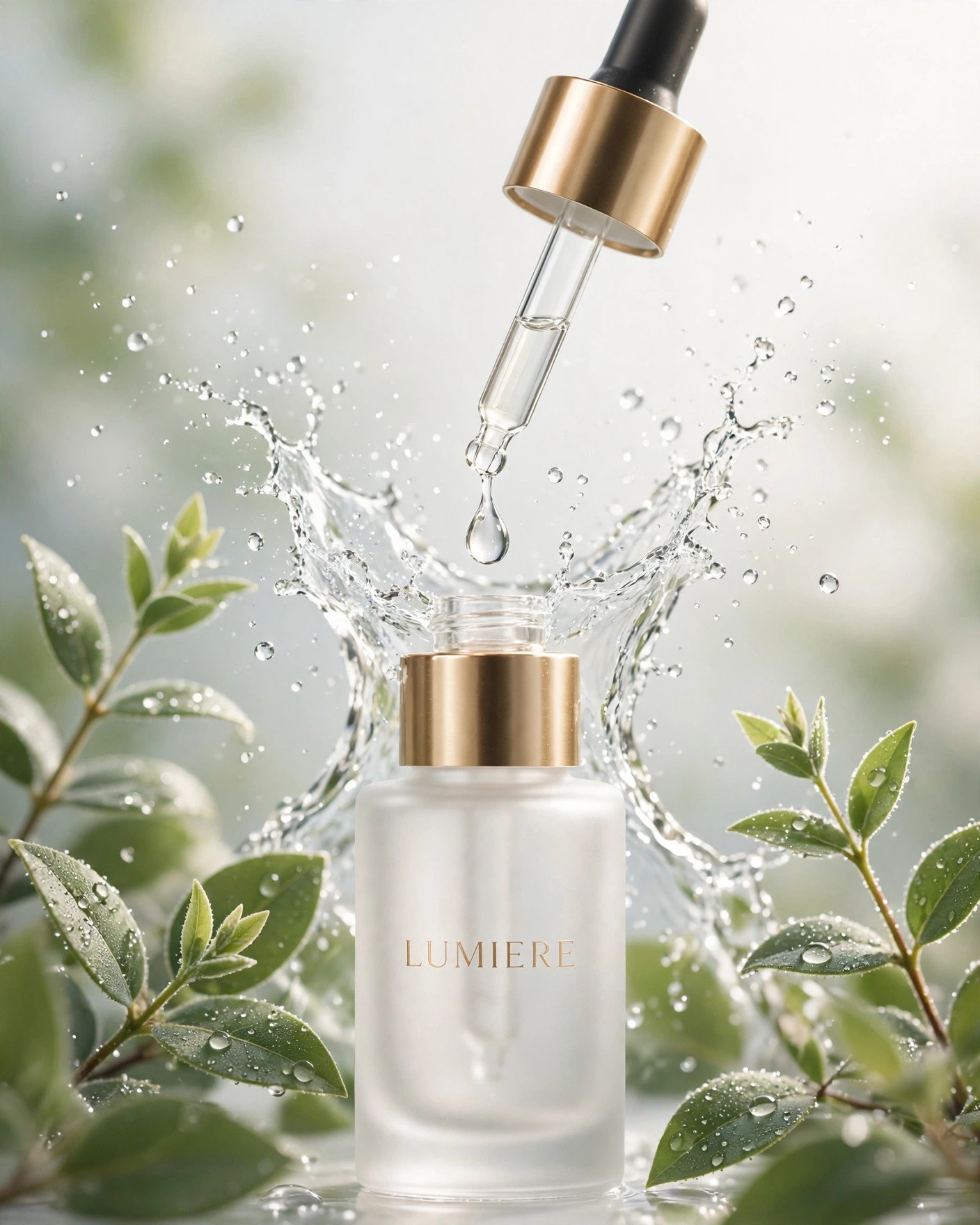 LUMIÈRE — Skincare Ad — sample work by KEXQO