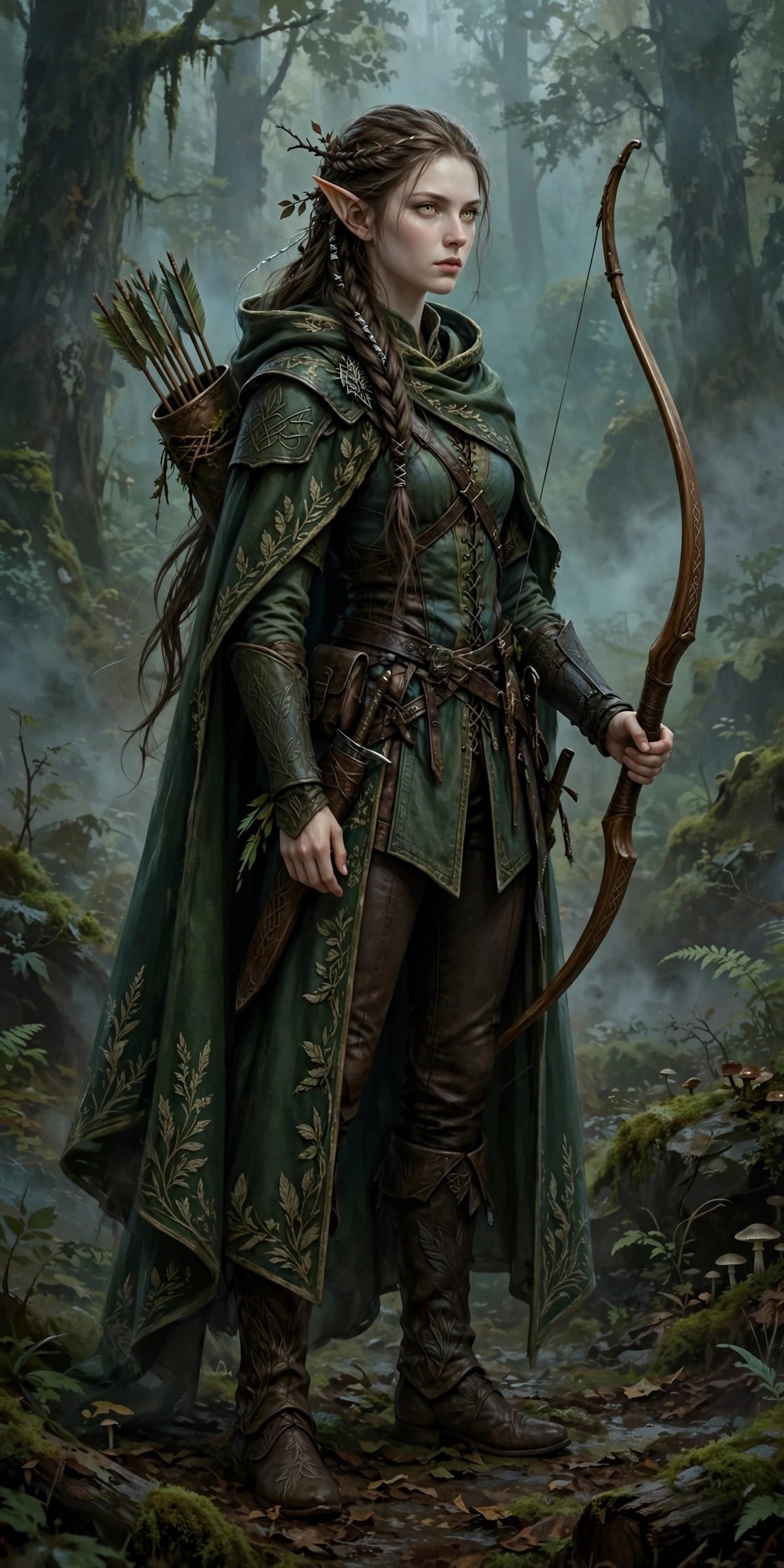 Elf Archer — sample work by KEXQO