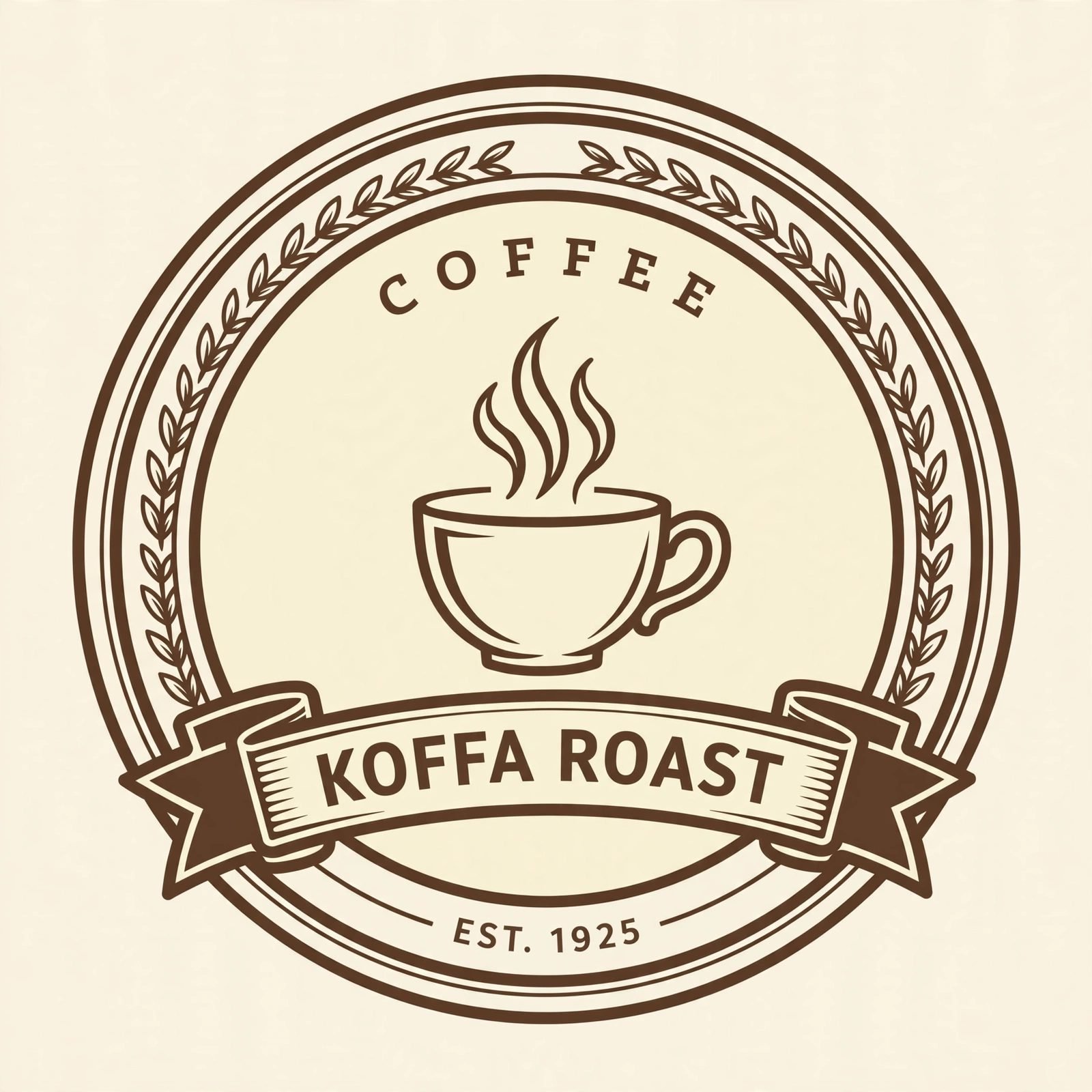 Coffee Brand Badge — sample work by KEXQO
